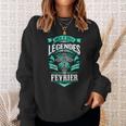 [Agmf] Les Légendes Nées En Fevrier Sweater e Cadeaux pour elle